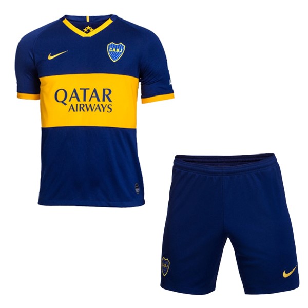 Trikot Boca Juniors Heim Kinder 2019-20 Blau Fussballtrikots Günstig